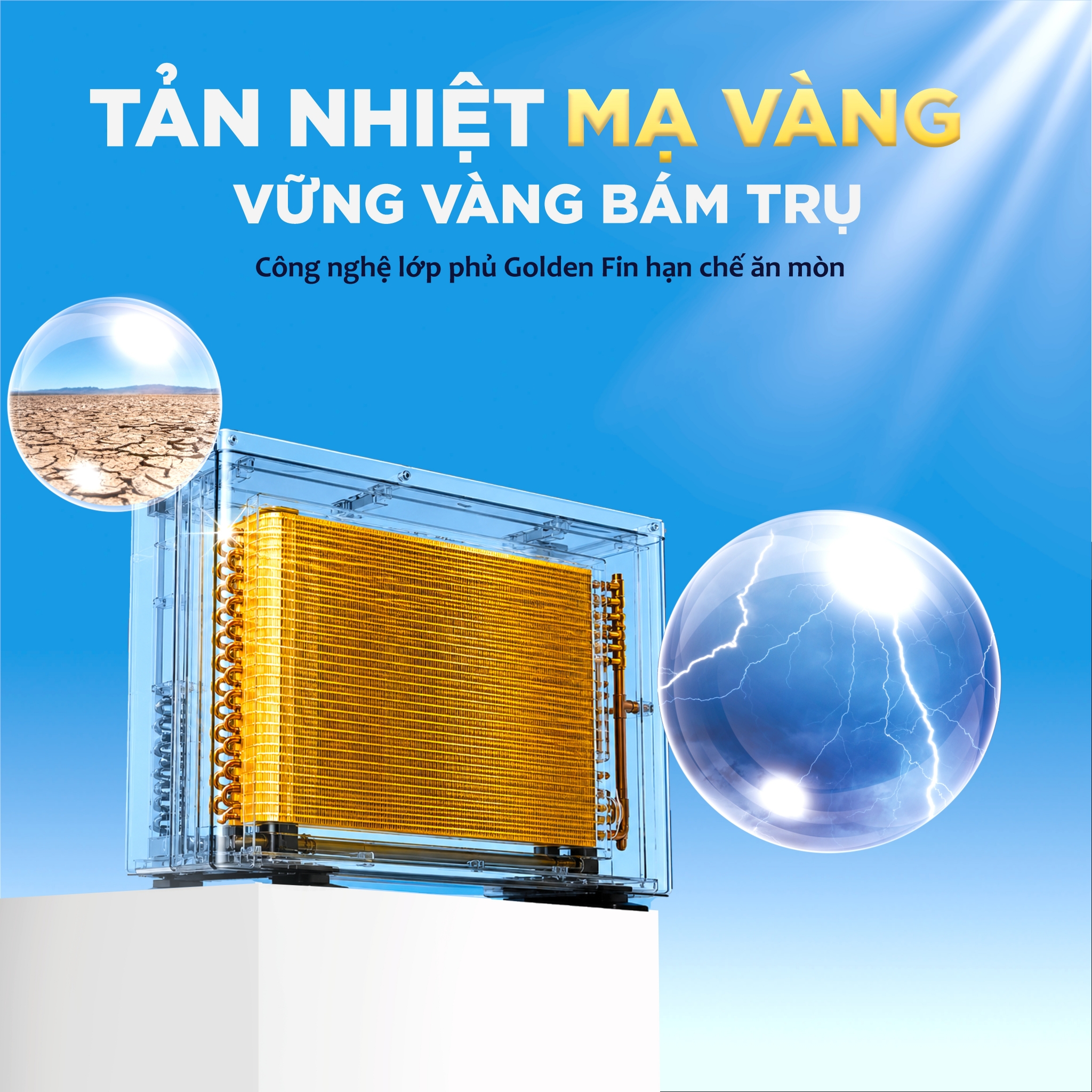 Tìm Hiểu Công Nghệ Golden Fin Trên Máy Lạnh Reetech: 
