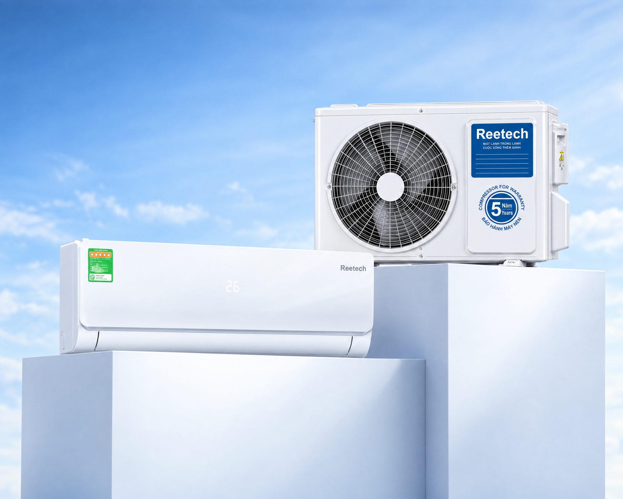 MÁY LẠNH REETECH INVERTER | LÀM LẠNH NHANH, BỀN BỈ & TIẾT KIỆM ĐIỆN VƯỢT TRỘI | MODEL RTV-AB-BT
