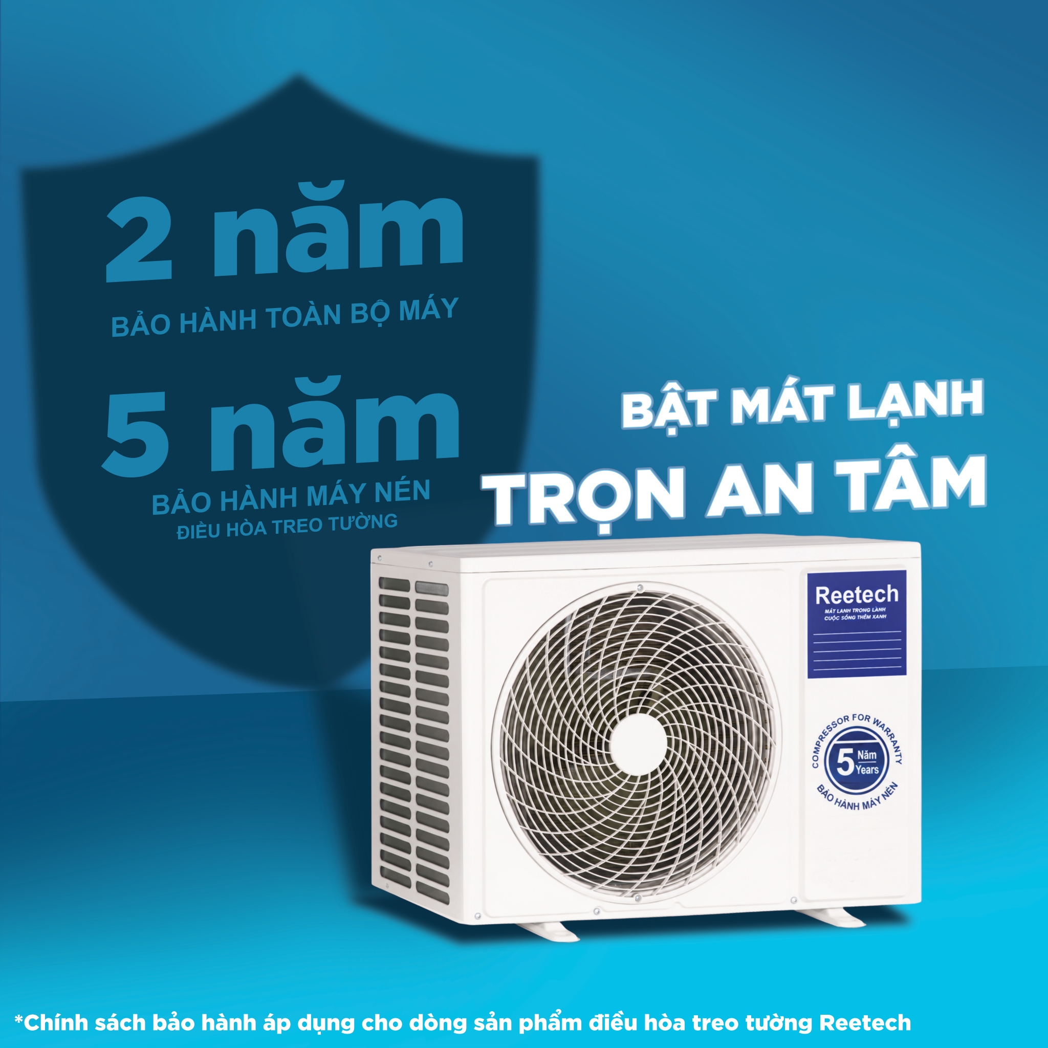 MÁY LẠNH TREO TƯỜNG REETECH BẢO HÀNH BAO NHIÊU NĂM? HƯỚNG DẪN KÍCH HOẠT BẢO HÀNH ĐIỆN TỬ MÁY LẠNH REETECH