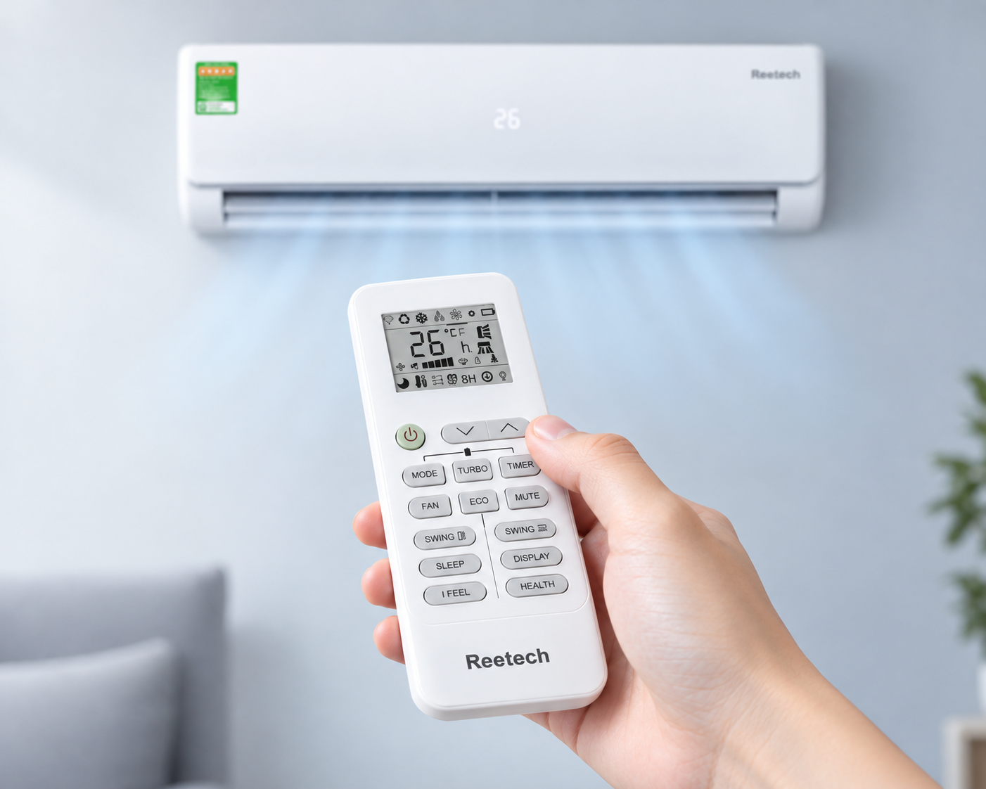HƯỚNG DẪN SỬ DỤNG REMOTE MÁY LẠNH REETECH ĐƠN GIẢN, CHI TIẾT NHẤT | CÁCH CHỈNH MÁY LẠNH REETECH TIẾT KIỆM ĐIỆN 